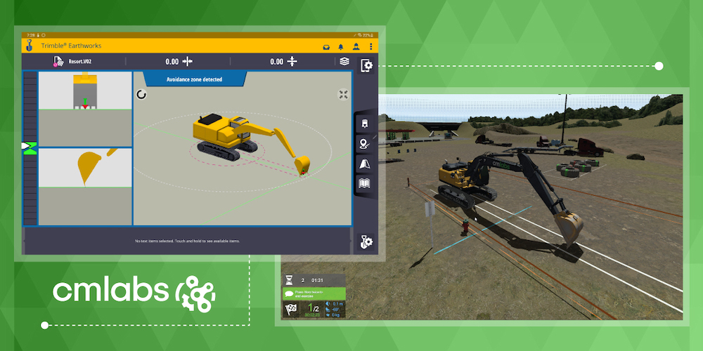 CM Labs, Trimble partner on excavator simulation solution Rock to