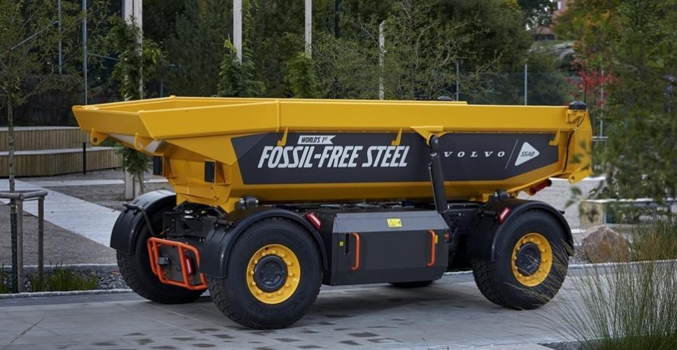 Volvo Group introduces load carrier made from fossilfree steel Rock