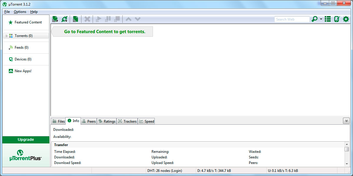 uTorrent (µTorrent) 32 bits Descargar Gratis