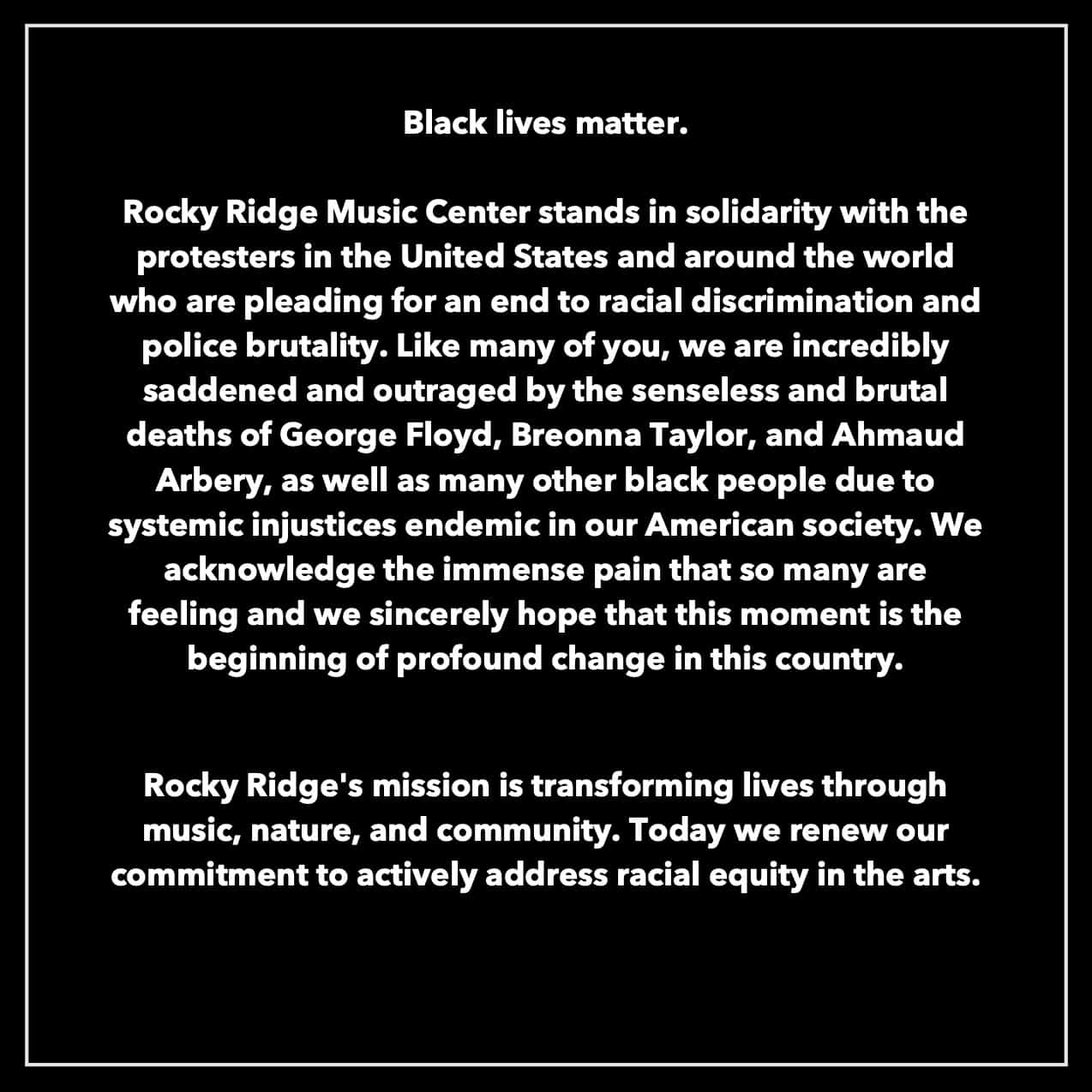 Rocky Ridge Statement Rocky Ridge Music Rocky Ridge Music