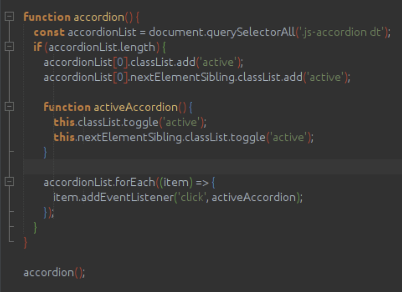Rodrigo Brito JS0310 JavaScript Completo ES6 Accordion List