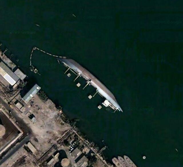 Boat problem (Crash) Strange Google Earth maps ∴