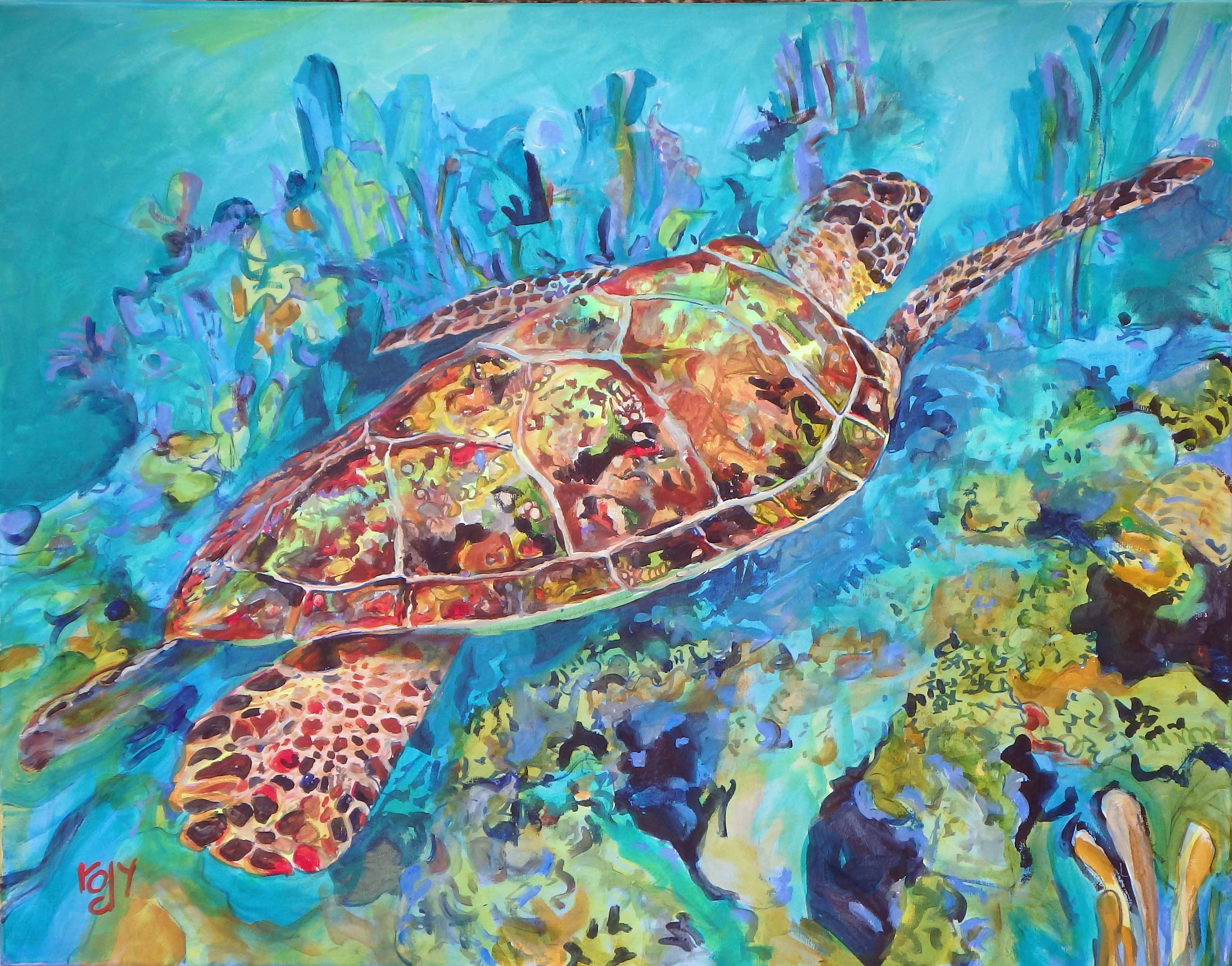Cameron's Turtle KIM RODY Ocean Art