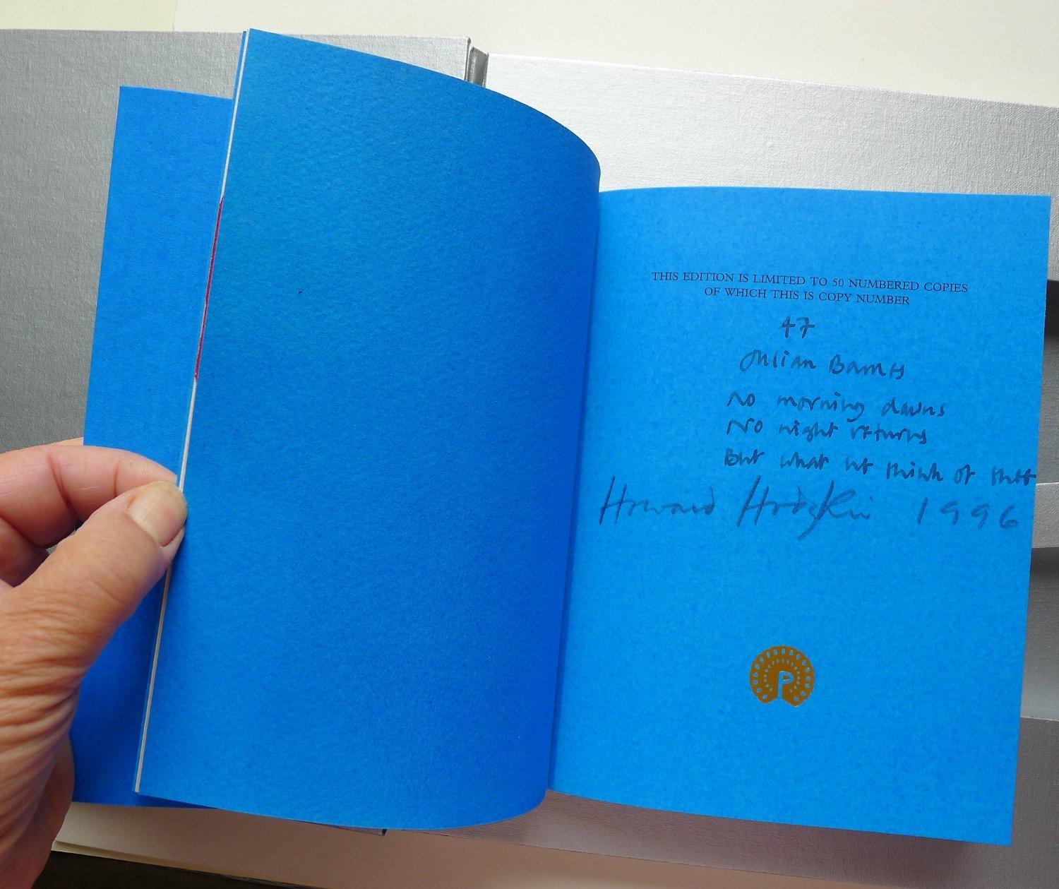 Howard Hodgkin illustrated book 'Evermore' text by Julian Barnes