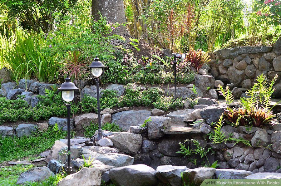 Orlando Landscaping With Boulders and Rocks Roedell's Landscaping