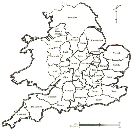 Six best free blank maps are given in this England Cities.
