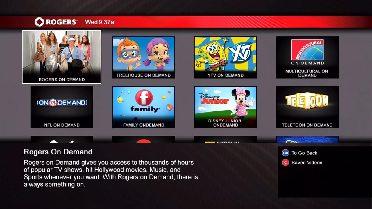 Access Rogers On Demand with Navigatr Help & Support Rogers