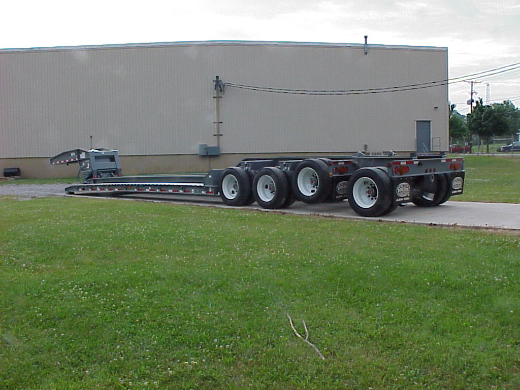 60ton SP60DSR4 Detachable Gooseneck Trailer, Front Loading