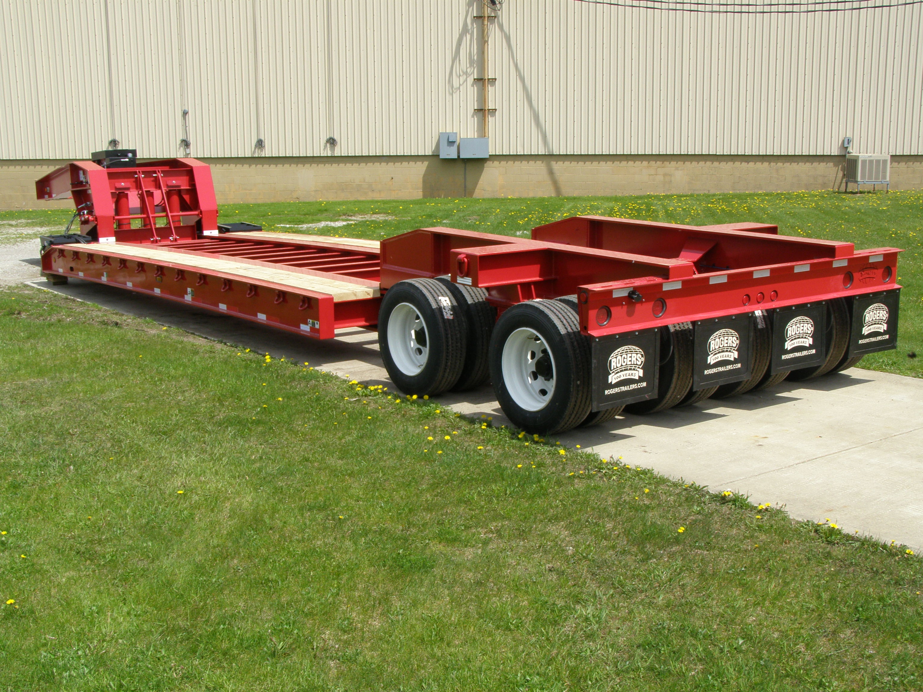 88ton SP88PL Detachable Gooseneck Trailer, Front Loading Detachable