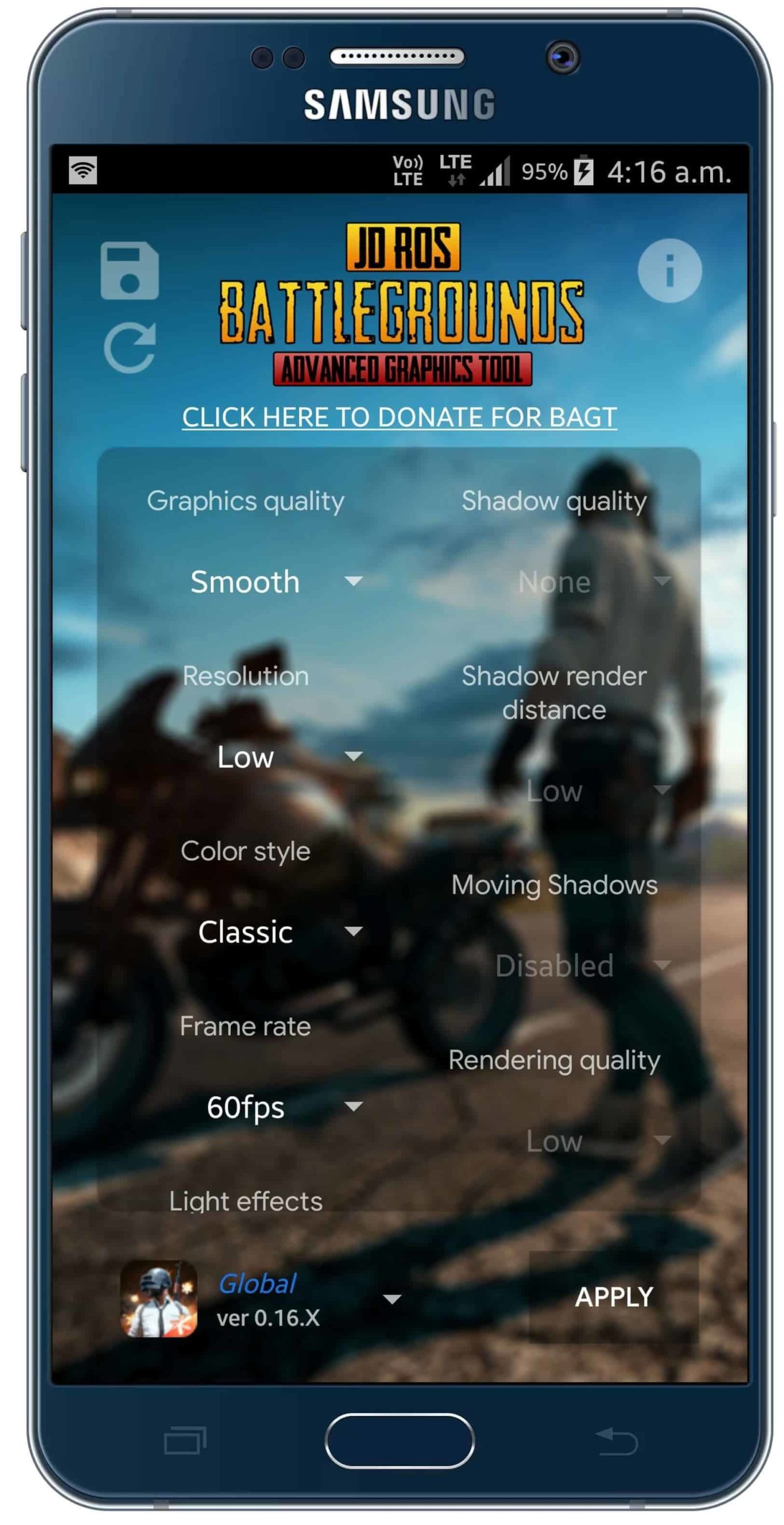 PUBG Mobile Enable Extreme Frame Rate Option in Lowend Phones