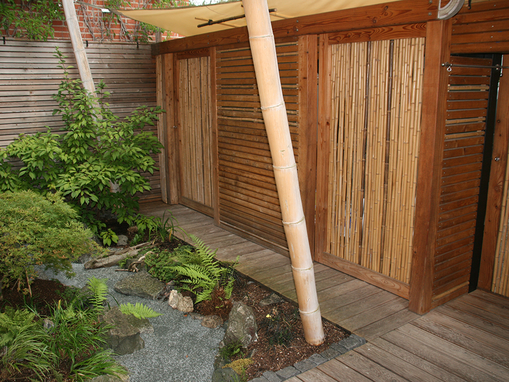 Reihenhaus Garten ROJI Japanische Gärten