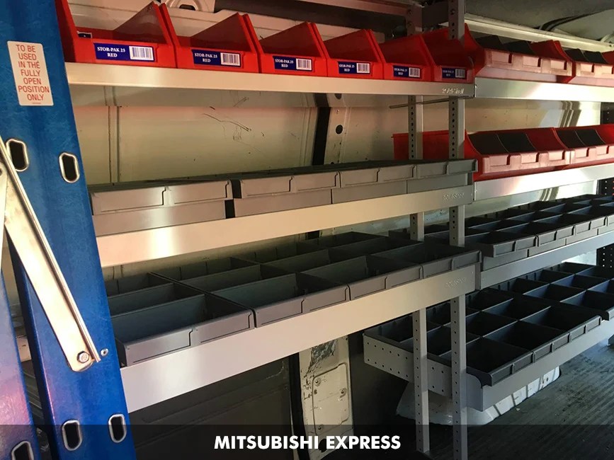 Commercial van shelving and trade packages