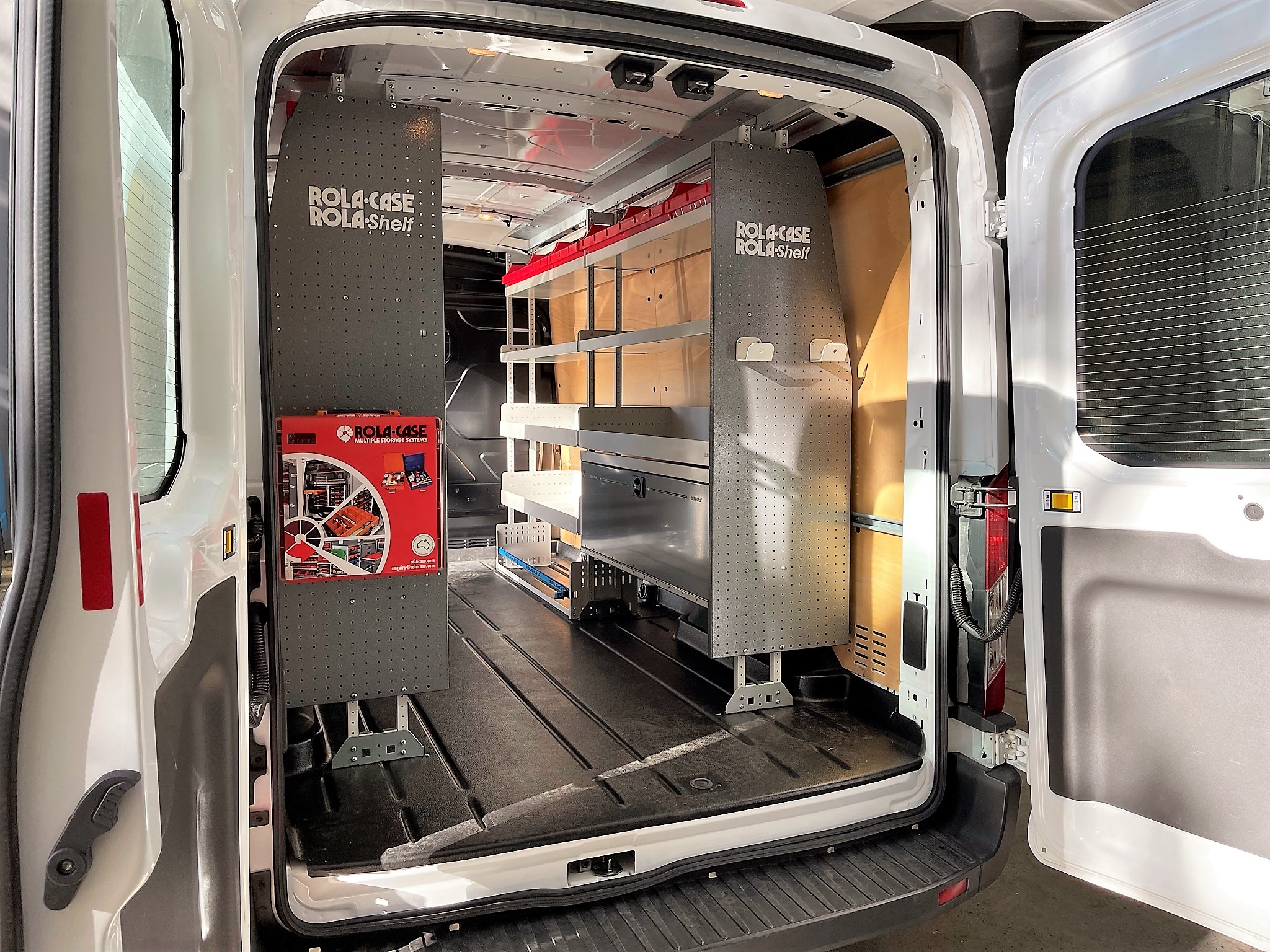 Ford Transit Van Shelving Solutions RolaCase