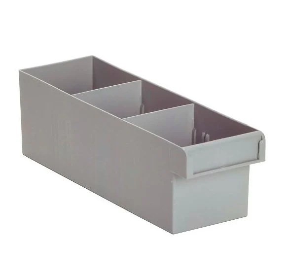 RP100 Small Grey Plastic Bin Rola Case Rola Shelf