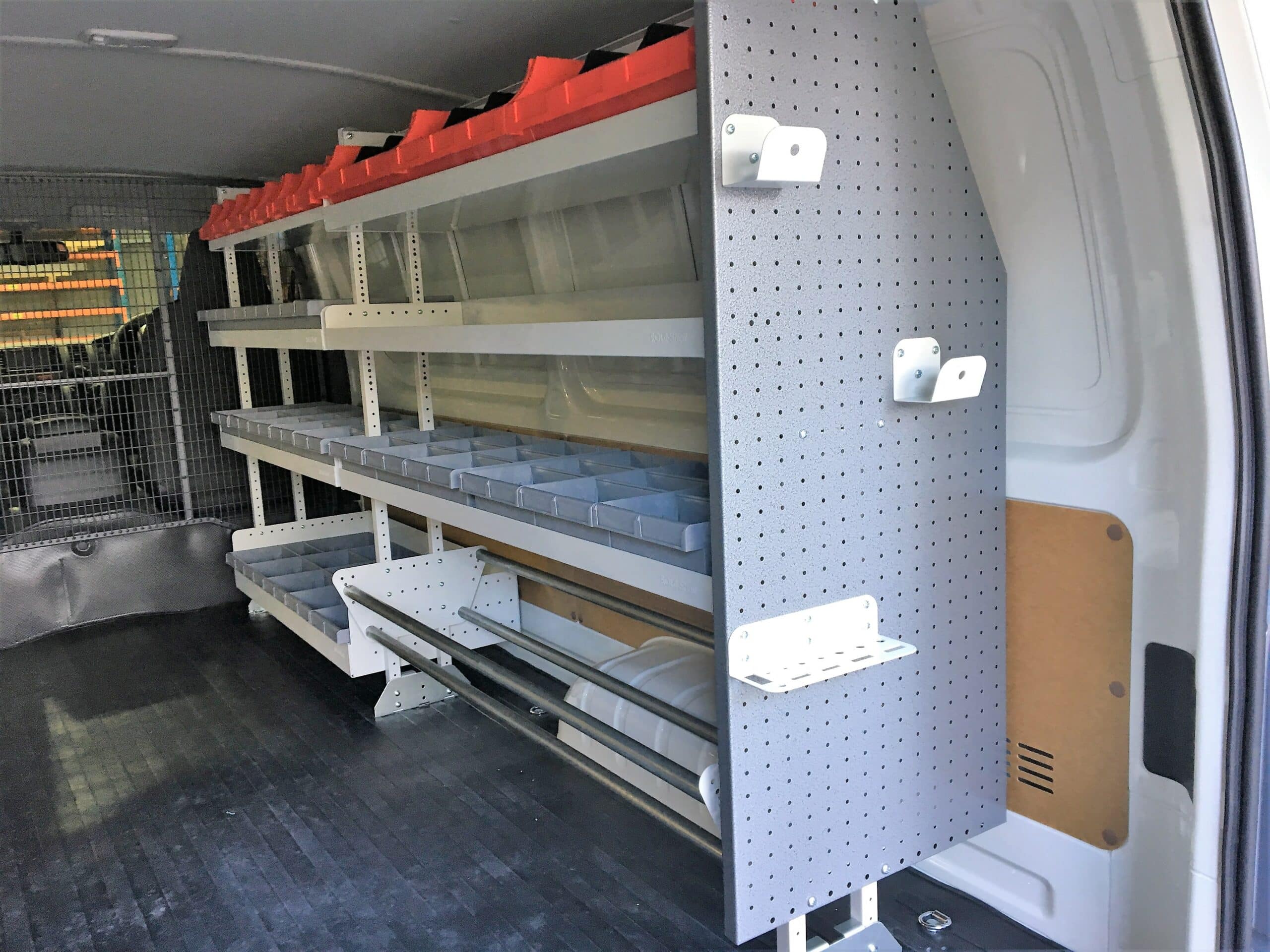 Toyota Hiace van shelving & racking