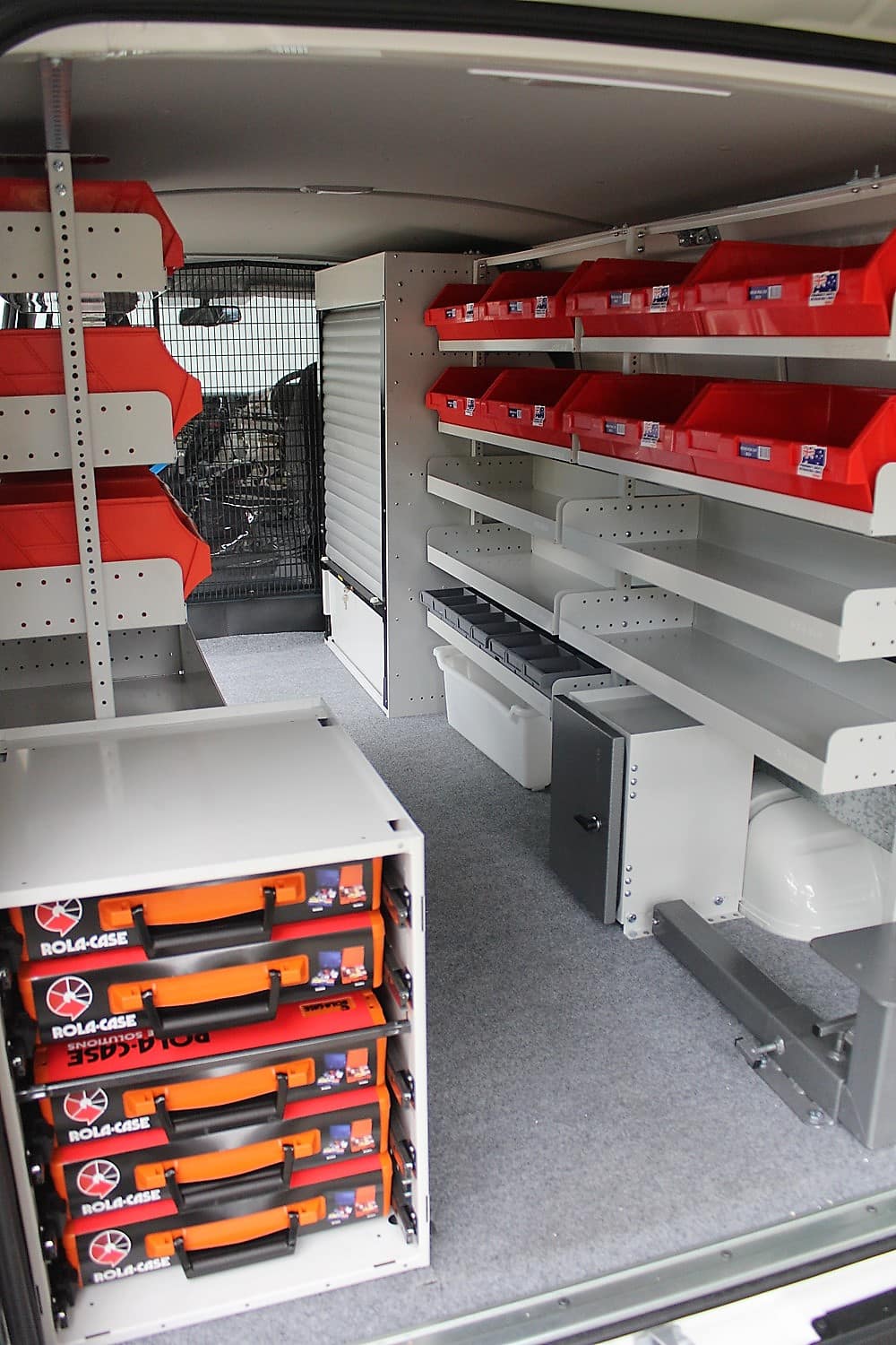 Toyota Hiace van shelving & racking