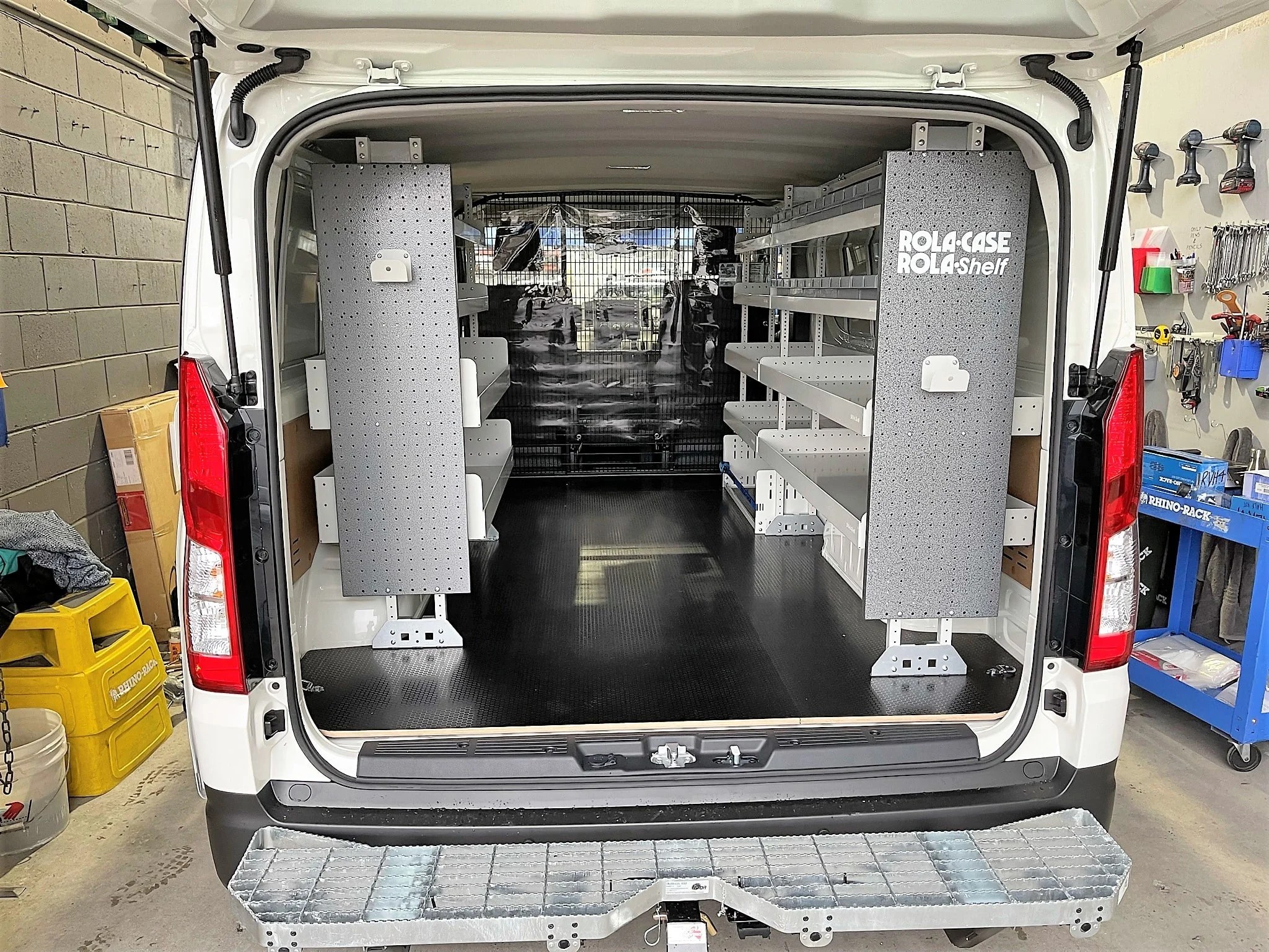 Toyota Hiace van shelving & racking