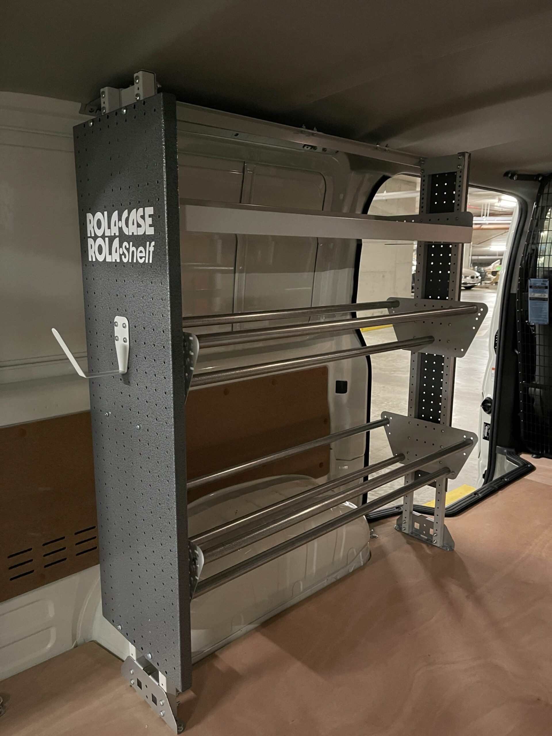 Toyota Hiace van shelving & racking