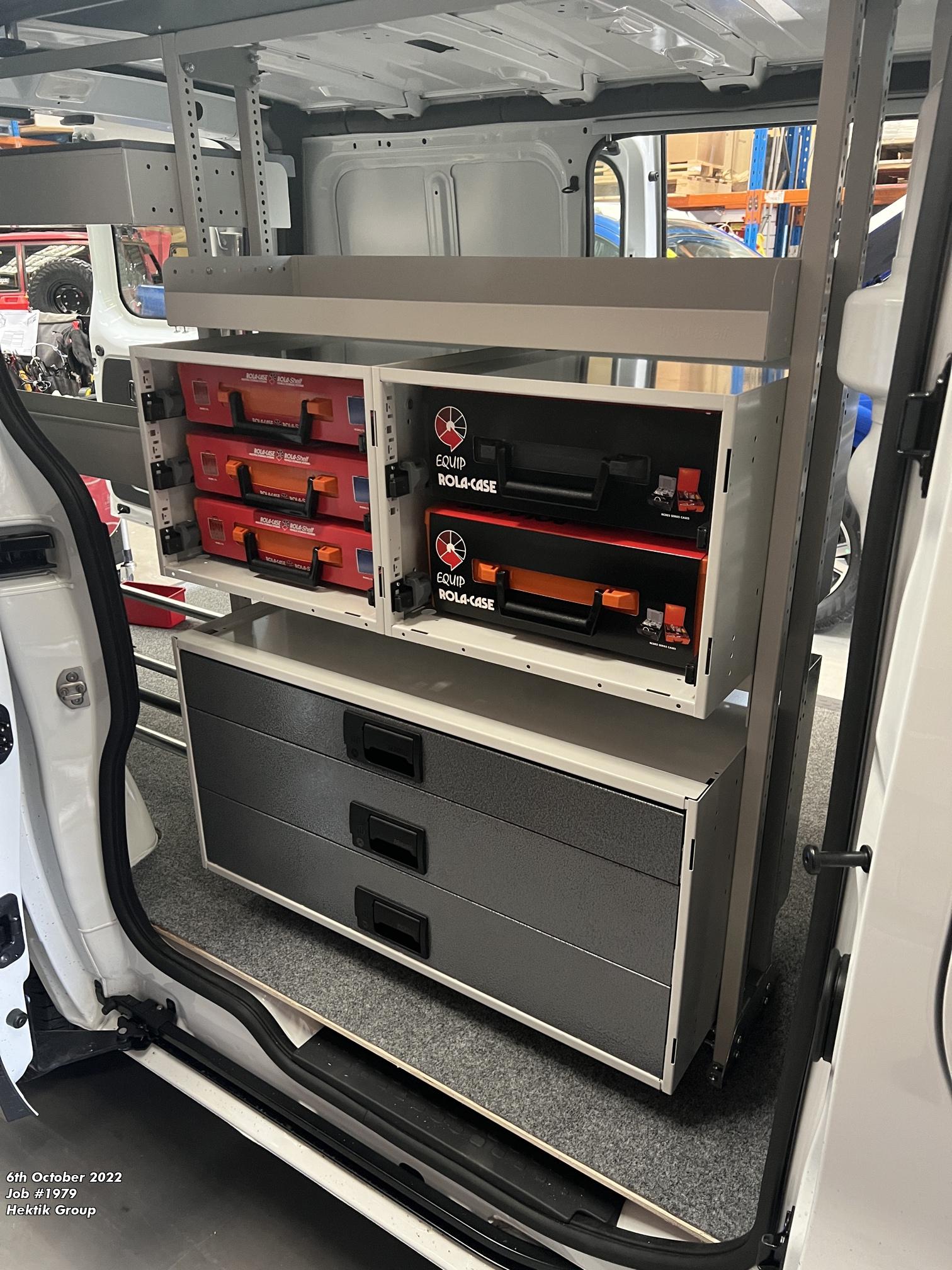 Renault Trafic van shelving & racking solutions