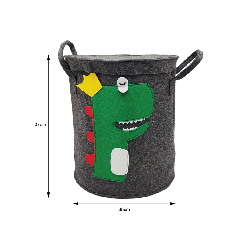 China Kids Toys Storage Bin Felt Storage Basket with Lid Manufacturers
