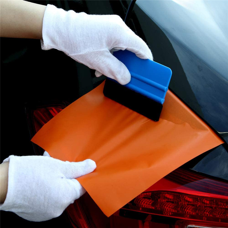 China Plastic Felt Edge Squeegee 4 Inch for Car Vinyl Scraper Decal