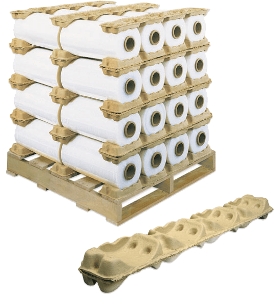 Recycled Fiber / Molded Pulp Roll Shipping Packaging