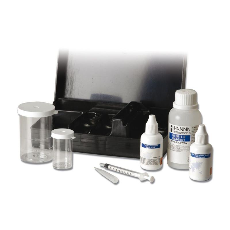 Test kit alkalinity (0 to 300 mgL)