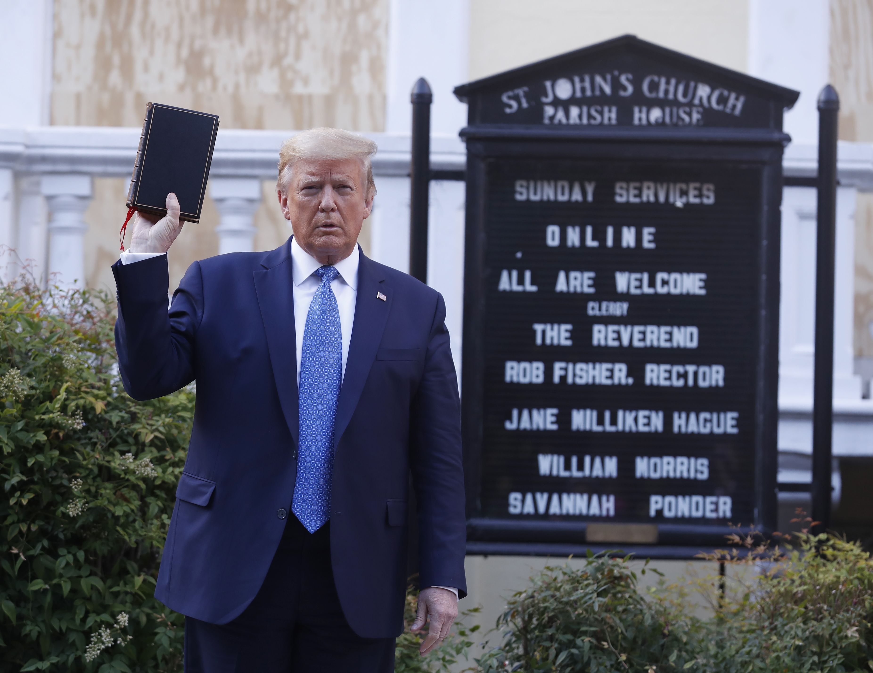 D.C. Lays Into Trump for Using Her Church's Bible as a Prop Rolling Stone