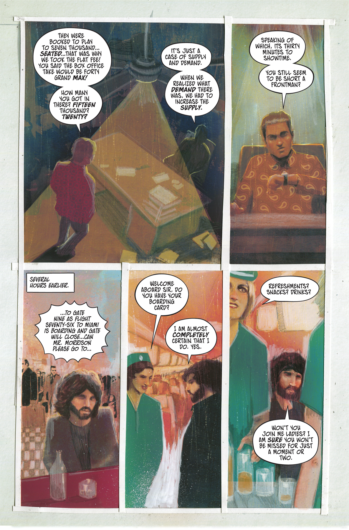 See an Excerpt From the Doors' 'Morrison Hotel' Graphic Novel Rolling Stone