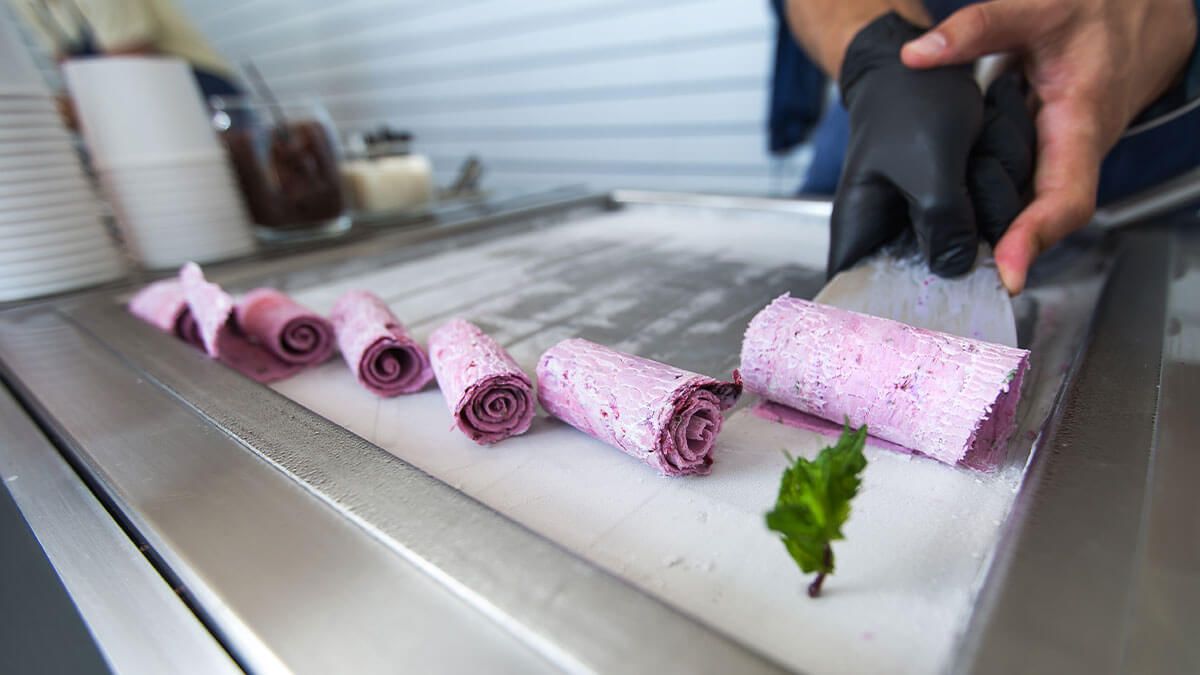 What Components Make Up Ice Cream Rolls? Roll Me Up Ice Cream & Dessert