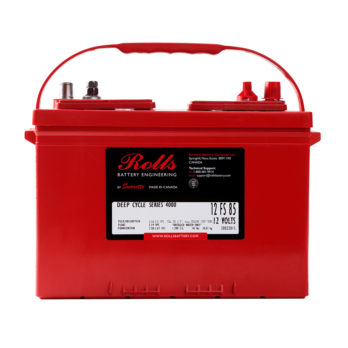 12FS85 Rolls Battery