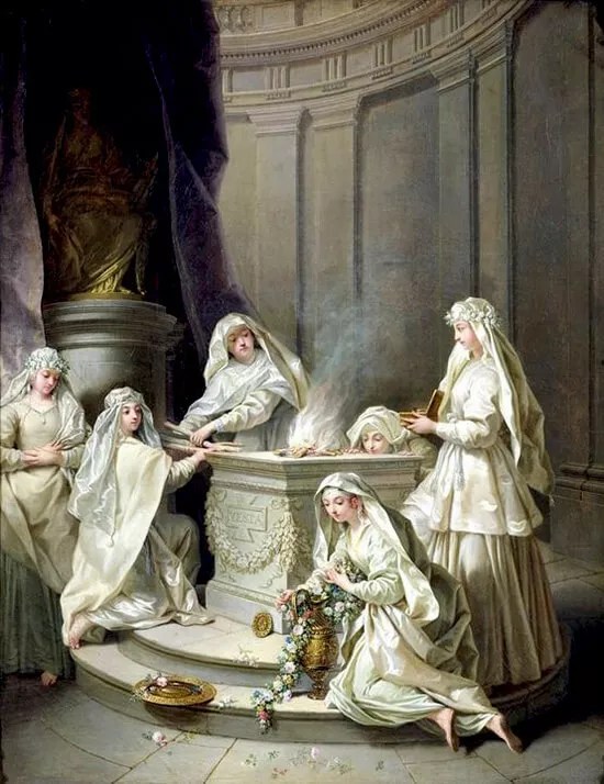 I sette talismani di Roma, il fuoco sacro e la dea delle vestali