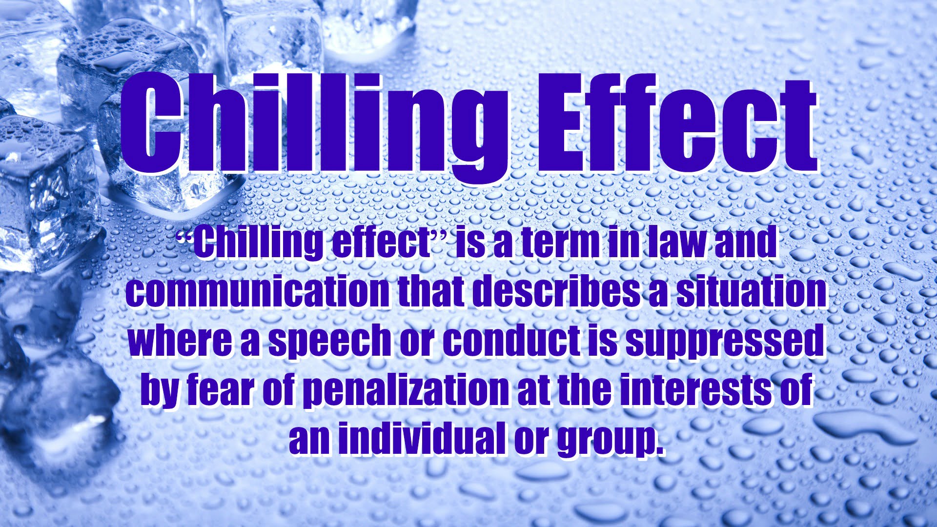 The Mob Using "Chilling Effect" to Silence Truth Tellers Roman