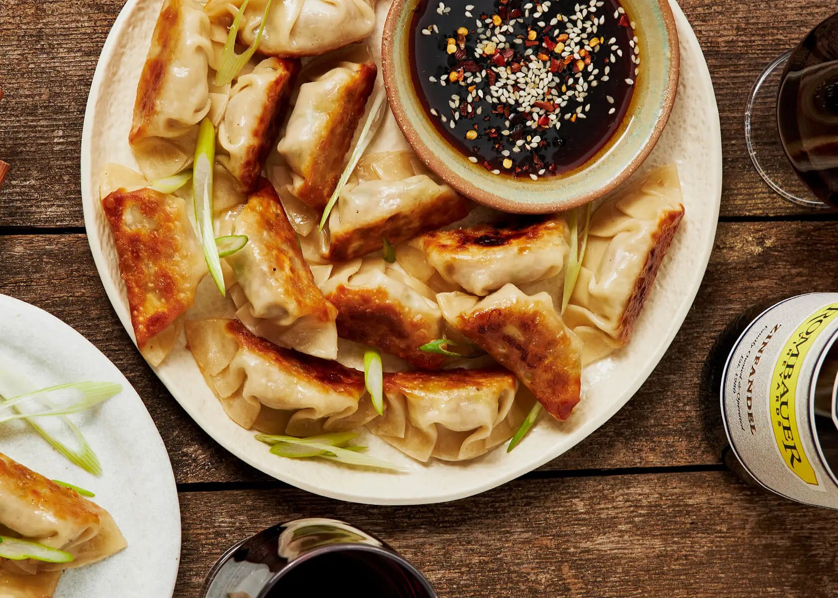 Pork Pot Stickers Rombauer Vineyards