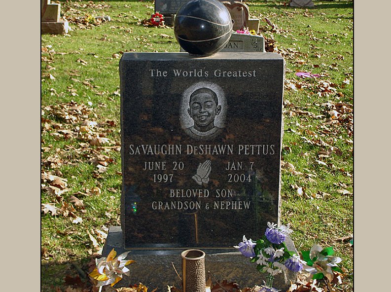 Basketball Themed Child Headstone Design Rome Monument