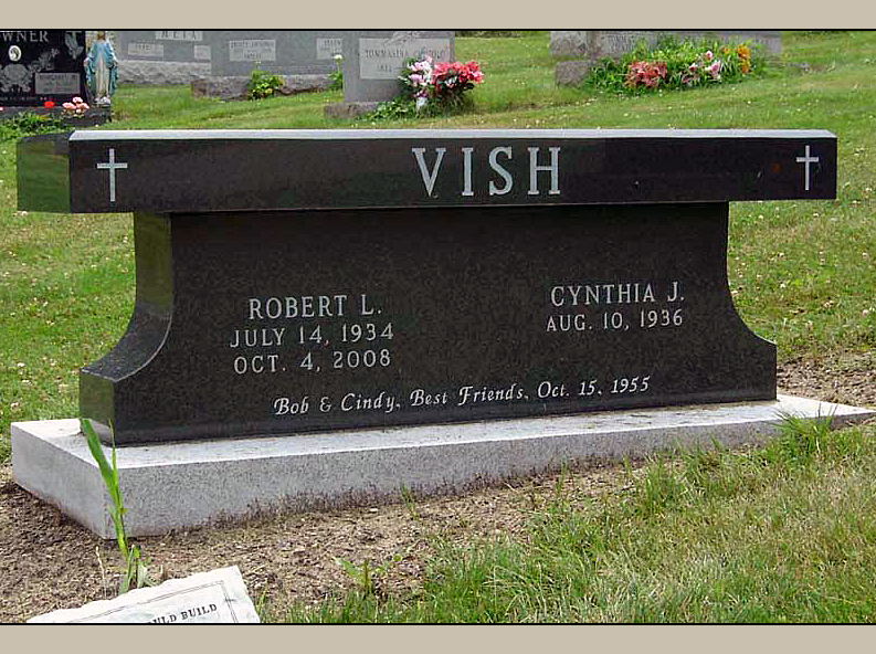 Granite Memorial Benches for Cemeteries Rome Monument