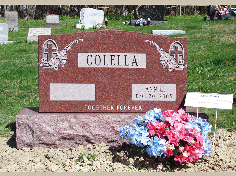 Red Granite Companion Monument Prices In Pittsburgh