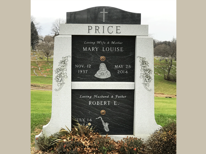 2 Crypt Mausoleum Made With Exceptional Quality Granite