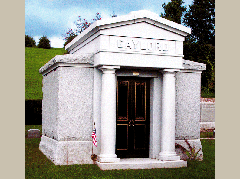 WalkIn 6Crypt Family Mausoleum Rustic Walls Rome Monument