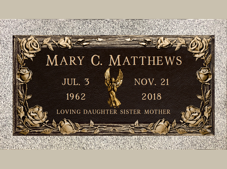 Bronze Markers & Headstones With Angels 695+ For Sale Online