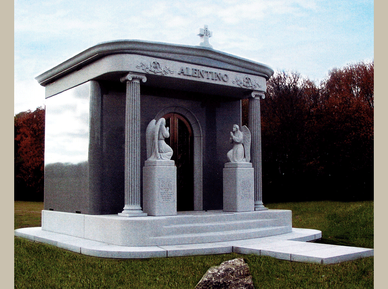 WalkIn 8Crypt Polished Tiffany with Columns Rome Monument