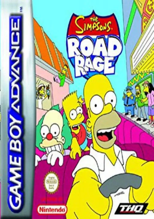 Simpsons Road Rage ROM Download GameBoy Advance(GBA)