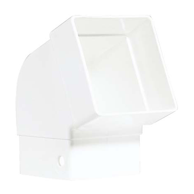 "Contemporary" Vinyl Square Gutter Elbow RONA