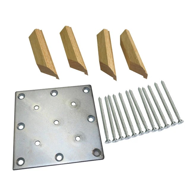 Newel Fastener and Trim Kit Oak RONA
