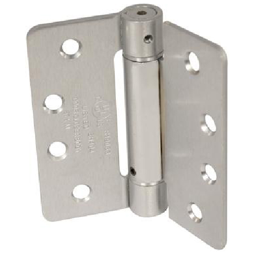 Charnière à ressort de en acier fini chrome satiné, 4" x 4" RONA