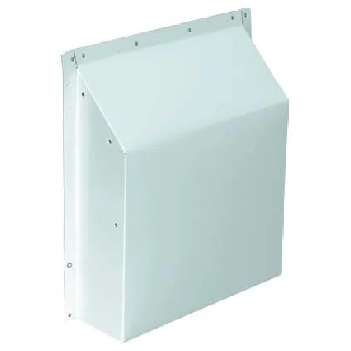 3 1/4" x 10" White Aluminum AntiGust Hood RONA