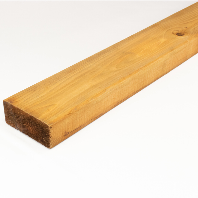 Treated Wood Brown 2 in x 4 in x 10 ft RONA
