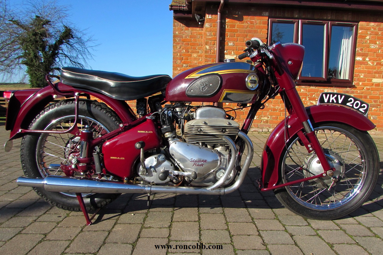1958 Ariel Square Four Motorcycle For Sale