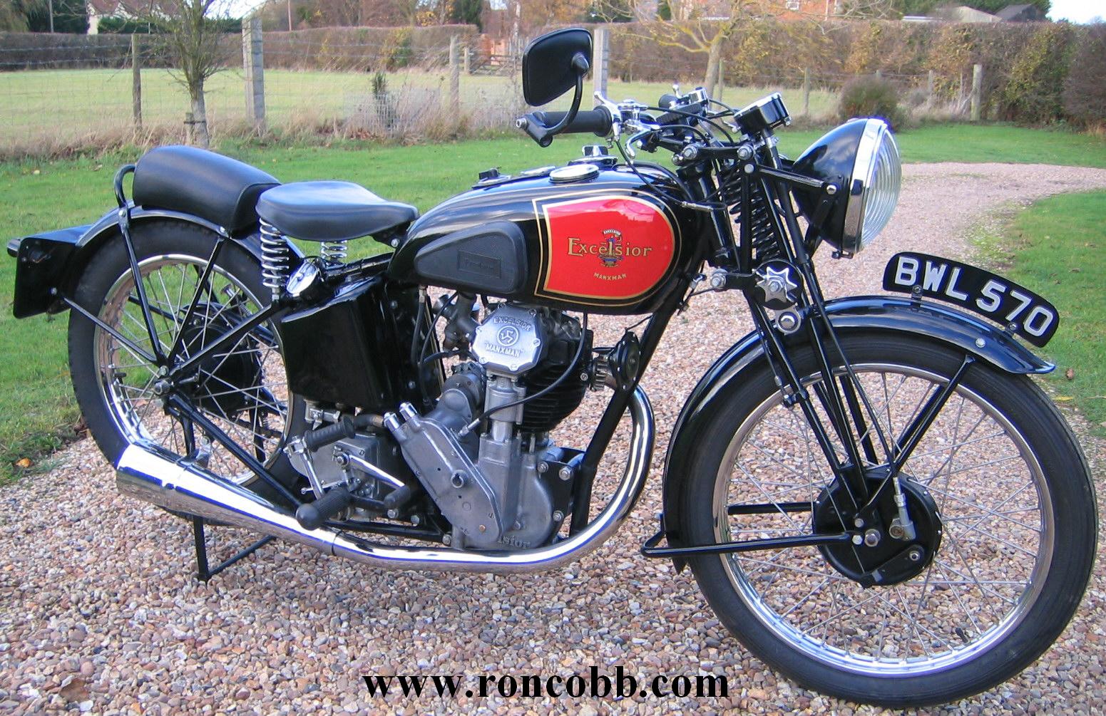 1935 Excelsior Manxman motorcycle for sale
