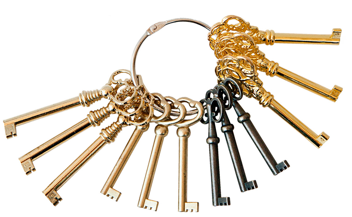 Door Key Assortment Set of 12 Ronell Clock Co.